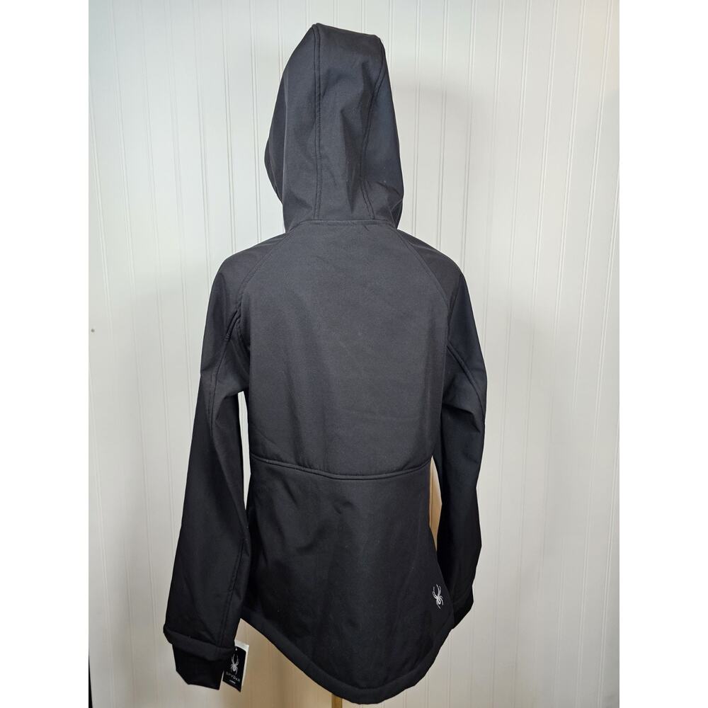 Spyder Softshell Ski Jacket Women's Large NWT Black Pockets - Picture 7 of 13